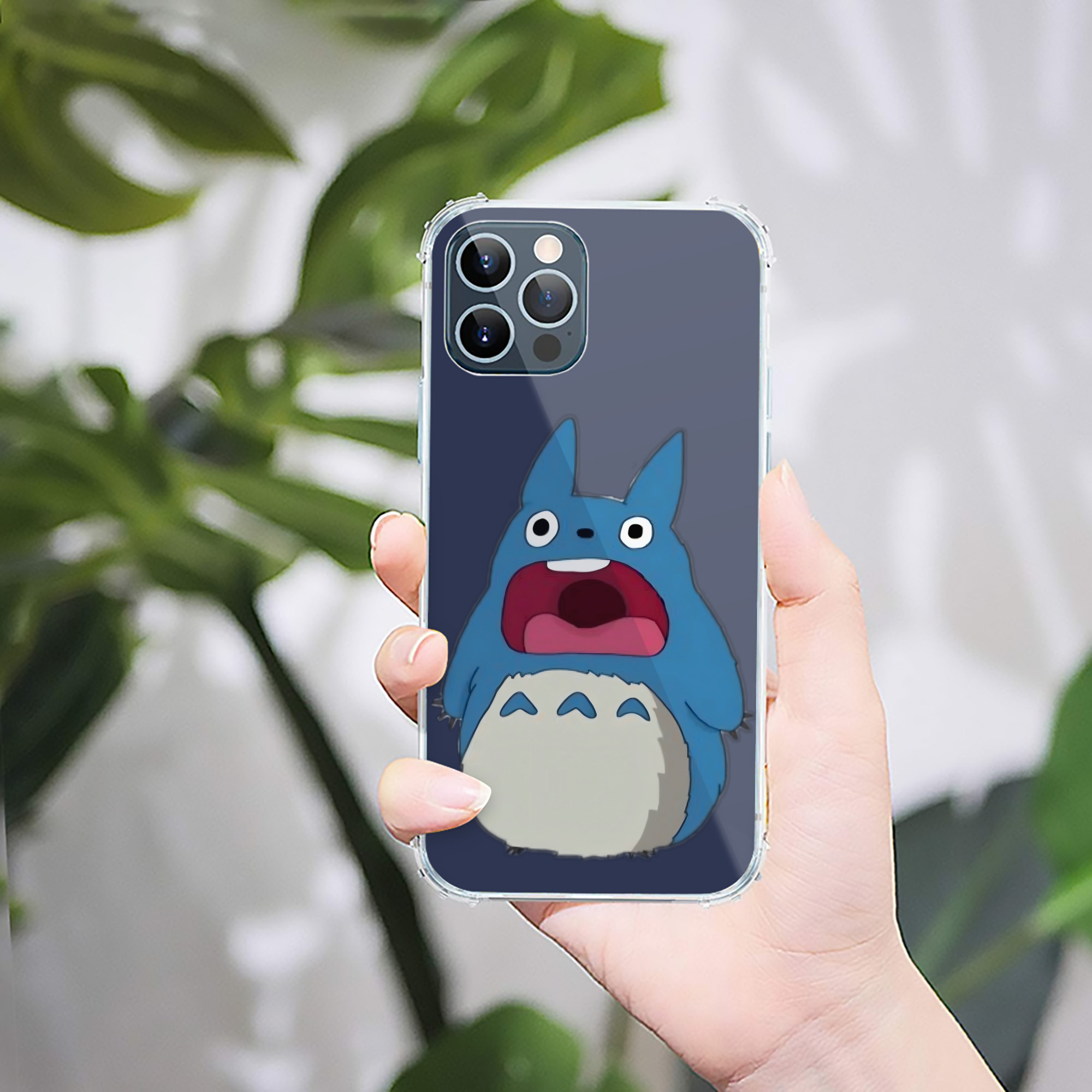 （画像用） となりのトトロ 草壁メイ 草壁サツキ My Neighbor Totoro Satsuki Kusakabe Mei Kusakabe 【iPhone 12シリーズ対応】透明スマホケース（クリアソフトケース）
